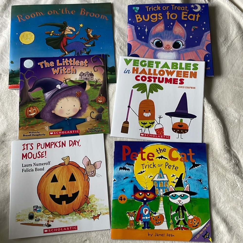 6 Halloween paperbacks children’s